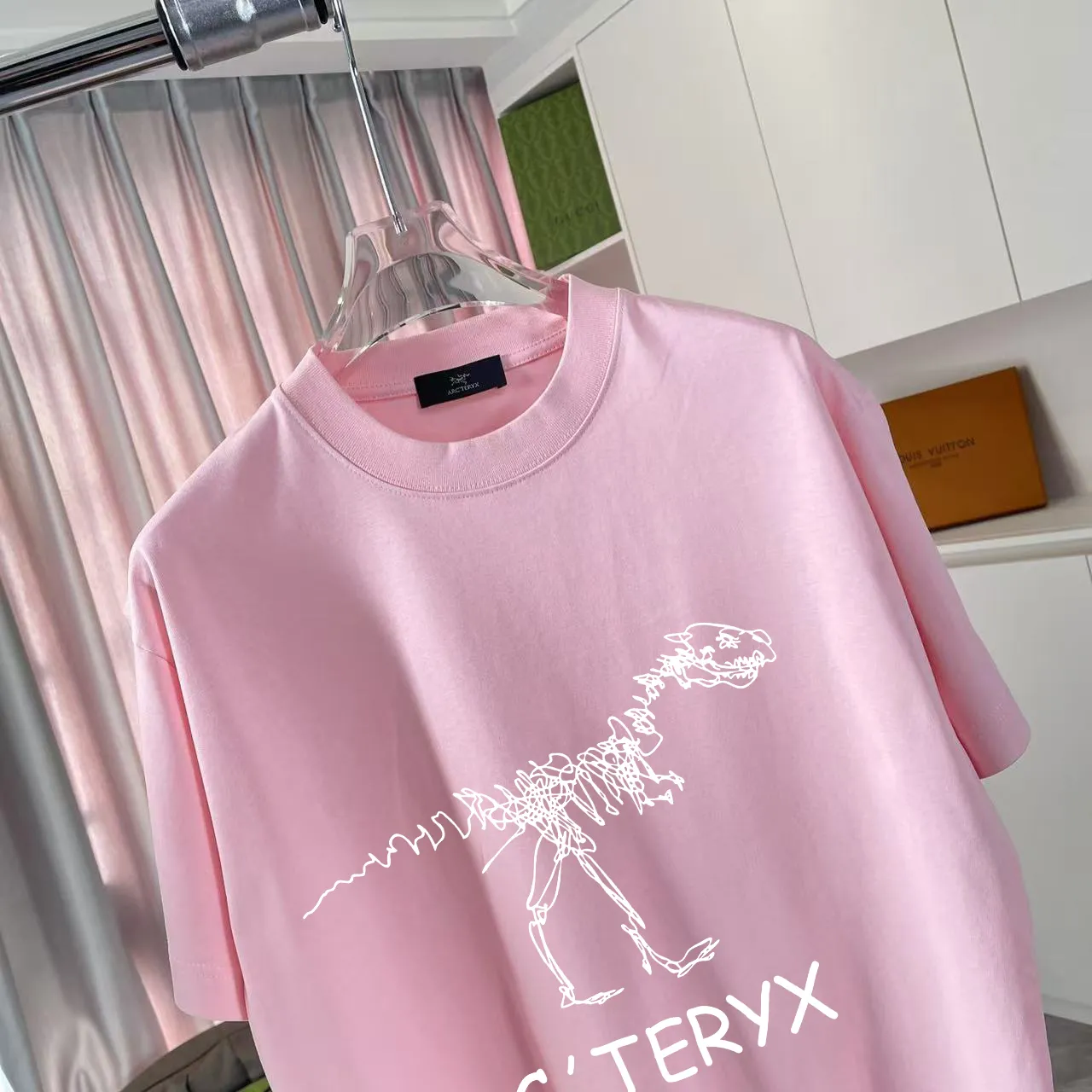 ARC'TERYX* 2025 New Arrival logo t g Same Style Size：S M L XL XXL ：Black Pink Blue Gray
